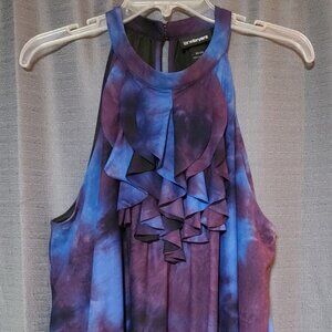 Lane Bryant Ruffle Halter Top Purple/Blue Size 22/24